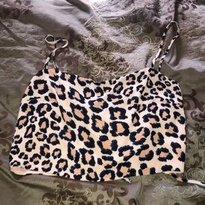 CHEETAH CROP TOP ‼️❤️